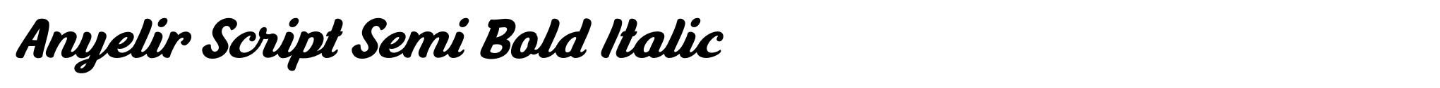 Anyelir Script Semi Bold Italic image